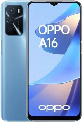 Produktbild von OPPO A16 , 16,6 cm (6.52"), 4 GB, 64 GB, 13 MP, ColorOS 11.1, Blau