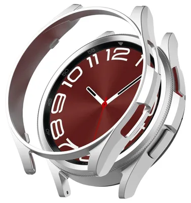 Obrázok produktu pre Pre Samsung Galaxy Watch 6 Classic 43mm Smartwatch ochranný kryt rámu strieborný
