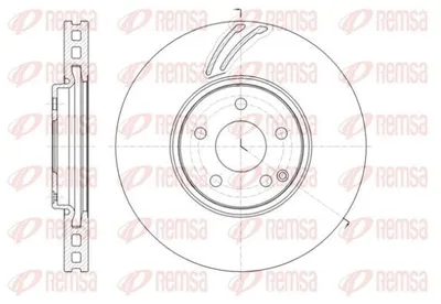 Produktbild von 2x REMSA Bremsscheibe 61405.10 vorne 330mm 47 5mm 11 62kg