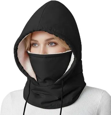 Image de Manteau de ski imperméable pour femmes et hommes, noir, sports d'hiver, protection contre le froid