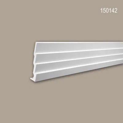 Produktbild von PROFHOME 150142 Eckleiste aus Polyurethan Deckenleiste Stuckleiste 2 m