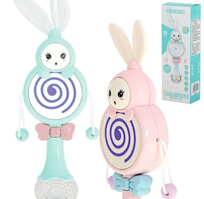 Image de KIK KX6534 Lapin hochet interactif