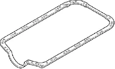 Produktbild von CORTECO Ölwannendichtung für HONDA PRELUDE IV (BB) 028091P