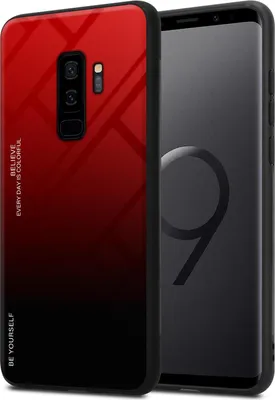 Produktbild von Cadorabo Hülle für Samsung Galaxy S9 PLUS Schutz Hülle in Schwarz Handyhülle TPU Etui Cover Case Tempered Glas
