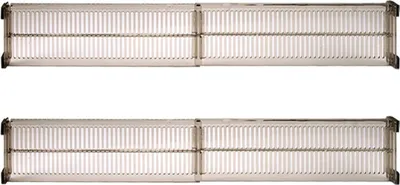 Produktbild von 2 Stück verstellbare Schubladenteiler, Organizer, erweiterbare Schubladentrenner, Schubladen-Organizer aus Kunststoff für Küche, Schlafzimmer, Badezimmer, Schrank, Kommode, Babyschublade, Büro, Schreibtisch