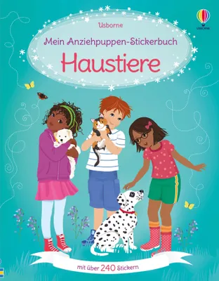 Produktbild von Mein Anziehpuppen-Stickerbuch: Haustiere
