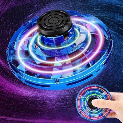 Zdjęcie produktu dla Mini dron LED w kolorze niebieskim