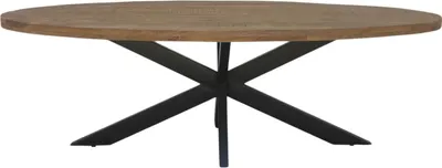 Produktbild von Esstisch Sturdy Oval 180cm aus Mangoholz - Hellbraun