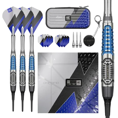 Productafbeelding van Power X Soft Tip Darts Set | 95% Tungsten | Inclusief Flights & Schachten