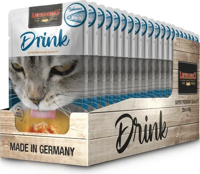 Produktbild von 20 x 40 g Leonardo Drink Salmon