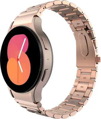 Produktbild von Cazy Uhrenarmband geeignet für Samsung Galaxy Watch Band (PrimeSteel) – Smartwatch-Armbänder (+Uhrenkürzungsset) – Universelles Armband geeignet für Samsung Galaxy Watch 7 / Watch 6 / Watch 5 / Watch 4 / Watch FE - Roségold