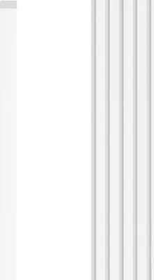 Obrázek produktu pro VOX Nástěnný panel U-TRIM Linerio S/M-Line – akustický panel – interiérová dekorace – bílý 265 x 2,5 x 1,2 cm 1 kus