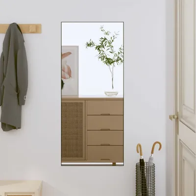 Produktbild von Design Möbel Wandspiegel 40x80 cm Glas Rechteckig - 2024 Neu