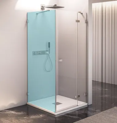 Obrázek produktu pro Polysan FORTIS EDGE sprchové dveře 1000mm, čiré sklo, pravé - FL1210R