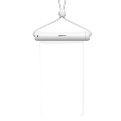 Produktbild von Baseus Cylinder Universal Wasserdichte Hülle Für Smartphones (Weiß)