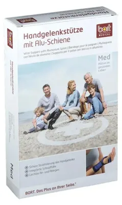 Obrázek produktu pro Hliníková dlaha na zápěstí BORT re black sm, 1 ks. Bandáž