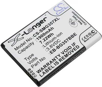 Produktbild von TECHTEK Akku Kompatibel mit [Samsung] Galaxy Ace 4 LTE, Galaxy Ace Style LTE, SM-G357, SM-G357FZ, SM-G357M Ersetzt BG357BBU, für BG357BBZ, für EB-B