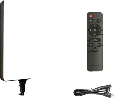 Zdjęcie produktu dla Lampa wideo LED, regulowana jasność, funkcje pilota, tylko światło