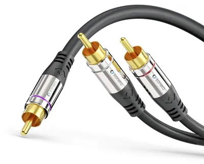 Zdjęcie produktu dla sonero S-AC900-050, RCA, Męska, 2 x RCA, Męska, 5 m, Czarny