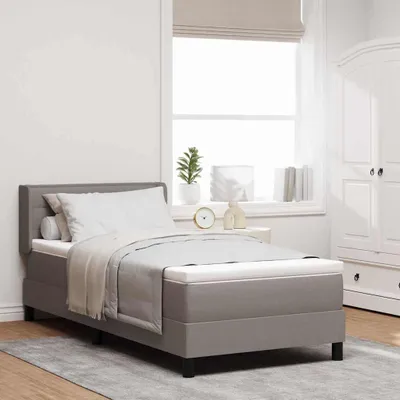 Produktbild von Maison Exclusive - Boxspringbett mit Kopfteil Taupe 190 x 90 cm Stoff