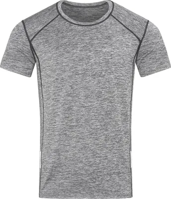 Produktbild von Stedman ST8840 | Herren Shirt Recycled Sports-T Reflect - Farbe: Grey Heather - Größe: L