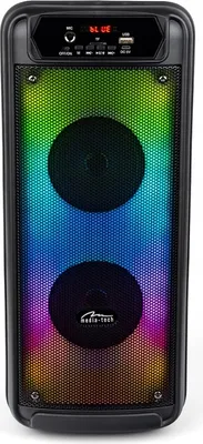 Obrázok produktu pre Prenosný reproduktor, 14 W, Bluetooth 5.0, FM rádio, RGB podsvietenie, výdrž batérie 4 hodiny