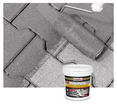 Produktbild von Isolbau Bodenfarbe Betongrau 1,5 kg Betonfarbe Bodenbeschichtung wasserfest