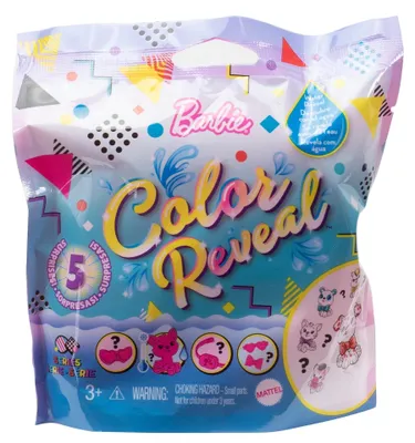 Produktbild von Mattel GTT11 - Barbie Color Reveal Tiere Mono Mix Sortiment