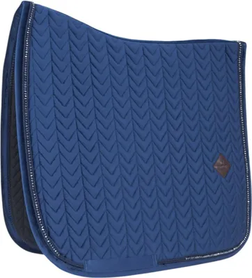 Produktbild von Kentucky Horsewear Dressurschabracke Velvet Pearls Schabracke Marine Full