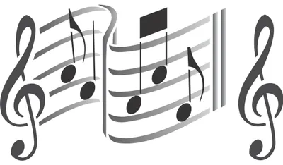 Musikschablone 39,5 x 25,5 cm, wiederverwendbar, Noten Violinschlüssel