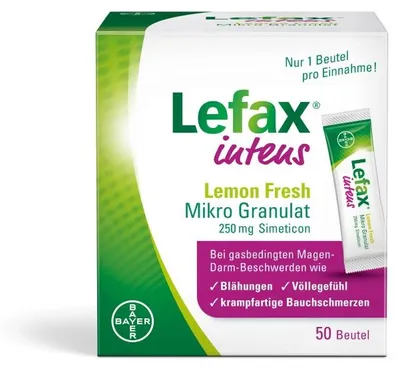 Zdjęcie produktu dla Lefax intens Lemon Fresh Micro Granules 250 mg Sim. 50 szt