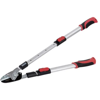 Zdjęcie produktu dla KREATOR sekator kowadełkowy ogrodowy 59,5-81 cm lekki aluminiowy teleskopowy - 180% kowadełkowy teleskopowy