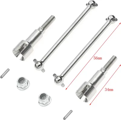 Produktbild von Metall-CVD-Antriebswelle vorne und hinten fuer 1/16 ferngesteuertes Auto