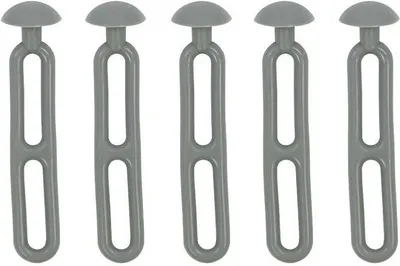 Productafbeelding van Ladderklemmen, 10,5 cm met knop - set van 5 stuks