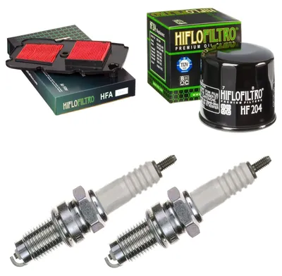 Immagine prodotto di Kit di manutenzione per Honda XL 700 V Transalp 2008-2011: filtro aria, filtro olio, candele di accensione di pamoto - Nuovo