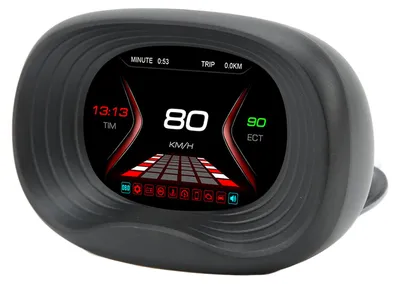 Zdjęcie produktu dla OBD HUD Cyfrowy miernik temperatury prędkości przebiegu ciśnienia Wyświetlacz Auto Diagnostyczny miernik prędkości napięcia Alarm na desce rozdzielczej Narzędzie pomiarowe