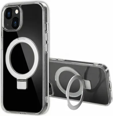 Produktbild von Accezz Ring Stand Backcover mit MagSafe iPhone 13 - Transparent