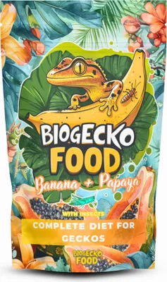 Zdjęcie produktu dla BioGecko Food Banana & Papaya- 100g