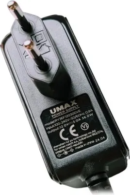 Obrázek produktu pro UMAX napájecí adaptér 12V / 3A pro notebook VisionBook/ konektory 3,5 mm x 1,35 mm