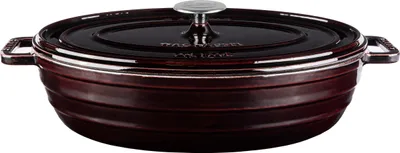 Produktbild von Sallys Gusseisenbräter Alime - Plum Purple Majolika