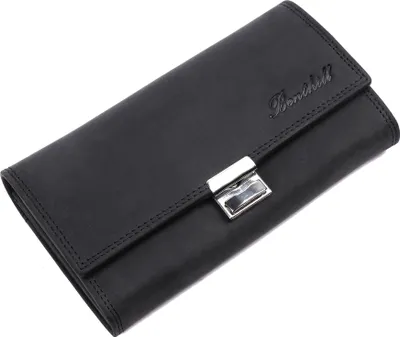 Produktbild von Benthill Kellner Geldbörse Echt-Leder - Kellnerportemonnaie mit RFID Schutz - XXL Robuste Leder Kellnerbörse - Profi Kellner-Geldbeutel