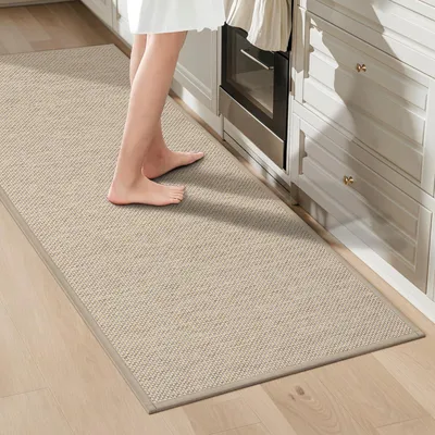Keukentapijt, wasbaar, antislip, 60x150 cm, beige