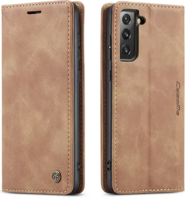 Obrázek produktu pro Samsung Galaxy S21+ 5G Case, LaimTop RetroPolyuretankožené pouzdro s funkcí stojánku Ochranné pouzdro pro Samsung Galaxy S21 Plus 5G Brown