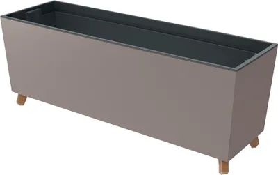 Zdjęcie produktu dla nabbi Donica plastikowa na nóżkach DUC800N 77 cm - mocca