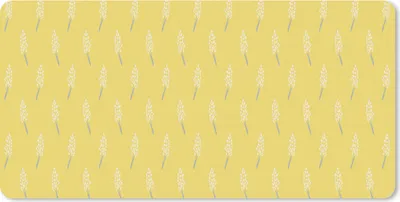 Produktbild von MuchoWow® Schreibtischunterlage Blumen - Pastell - Muster 80x40 cm - XXL Mauspad - Gaming Mauspad