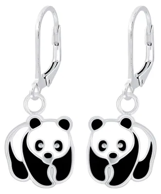 Produktbild von Panda Ohrringe Kinder: Ohrhänger Silber 925
