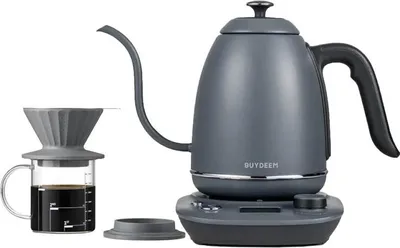 Zdjęcie produktu dla BUYDEEM Czajnik typu Gooseneck z regulacją temperatury, K821, kolor Ink Grey, EU