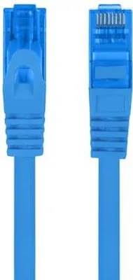 Produktbild von Lanberg PCF6A-10CC, 0,5 m, Cat6a, S/FTP (S-STP), RJ-45, RJ-45, Blau