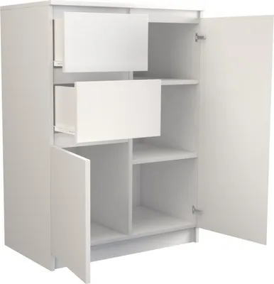Image de Commode étroite combinée ELBE – chêne artisan