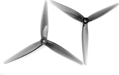 Produktbild von HQProp 8X3.7X3 Racing Prop FPV 8 Zoll 3-Blatt Propeller Grey (1CW+1CCW)